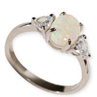WHITE OPAL RINGS